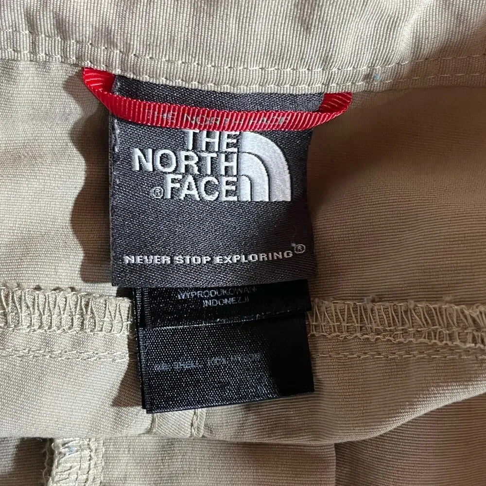 The North Face Pants Mens Size 40 Beige Khaki Nylon Outdoor‎ Hiking Pockets